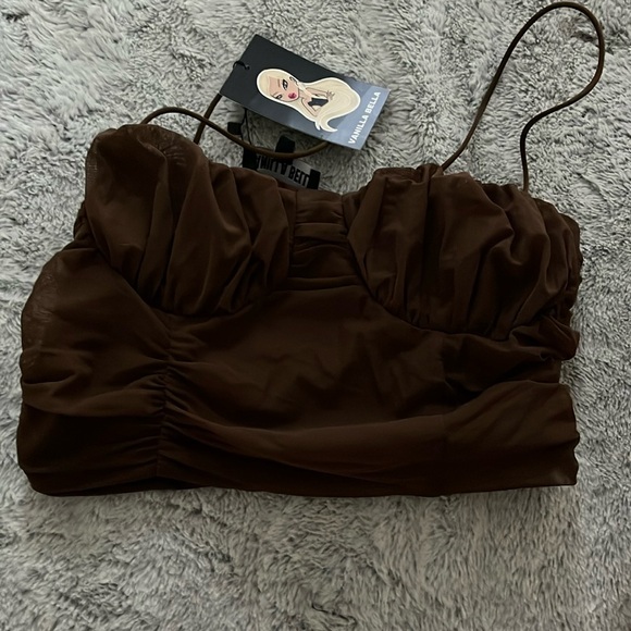 Vanilla Bella Brown Going out top - Picture 1 of 3